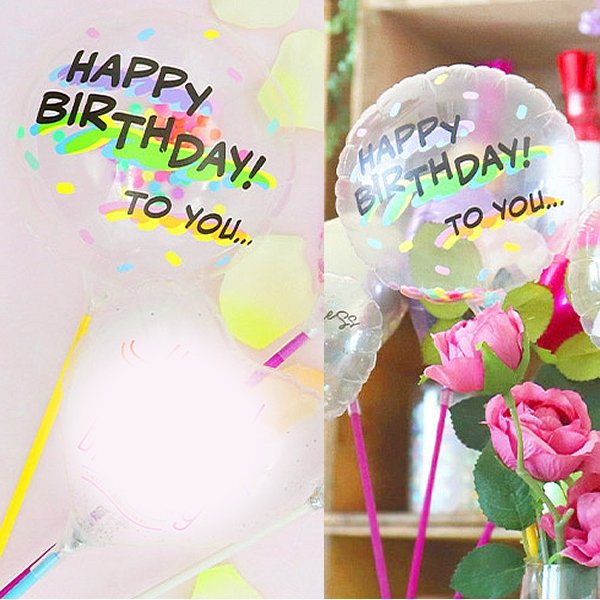 画像3: スティック風船　お誕生日　ポップ　10本セット (3)