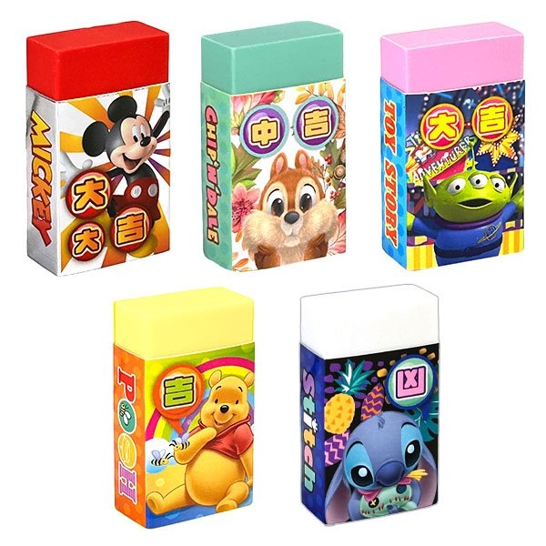 画像3: ディズニーおみくじ消しゴム 30ヶ入 (3)