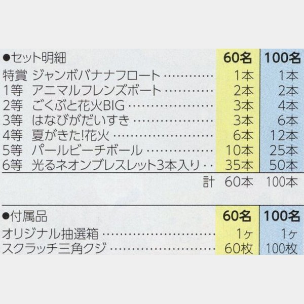 画像3: ビーチ＆花火抽選会　100人用 (3)