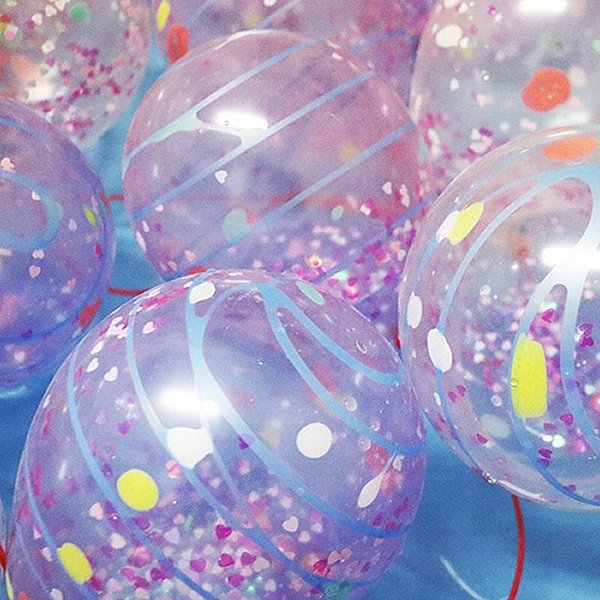 画像2: ヨーヨー釣り縁日セット きらきらヨーヨー風船100ヶ (2)