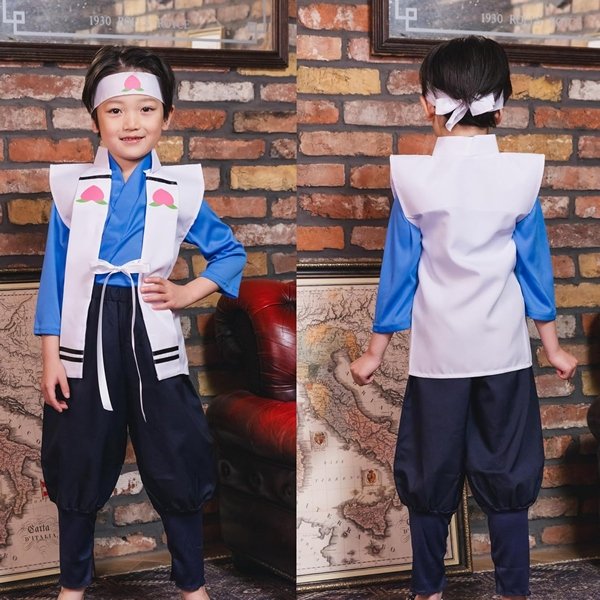 画像2: 子供コスチューム 桃太郎 (2)