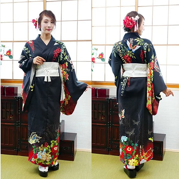 画像2: コスプレ カジュアル着物 (2)