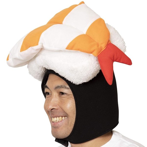 画像3: 大人用　かぶりもの　海老握り寿司 (3)