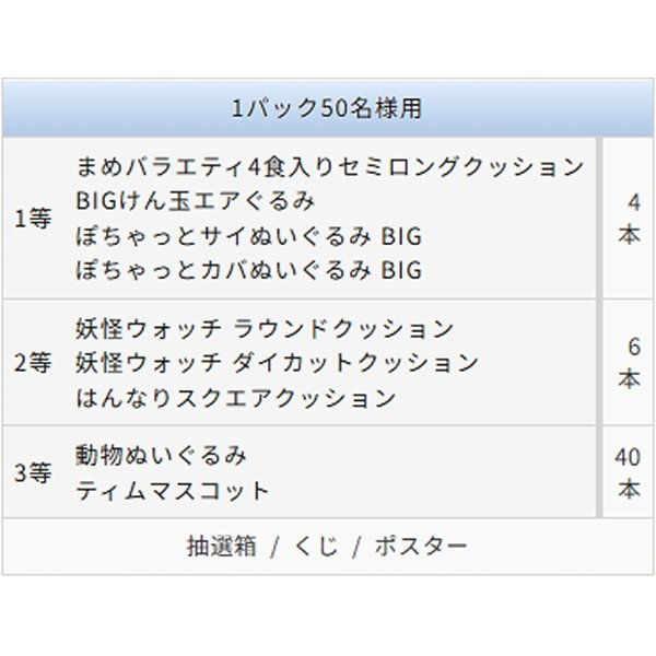 画像2: クッション＆ぬいぐるみ抽選会　50人用 (2)