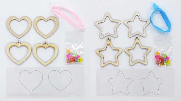 画像2: 工作イベントキット 手作りキーホルダー 50人用 (2)