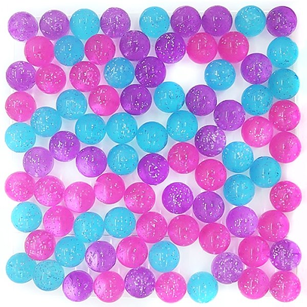画像2: 追加用スーパーボール27mm　きらきらファンタジー　100ヶセット (2)