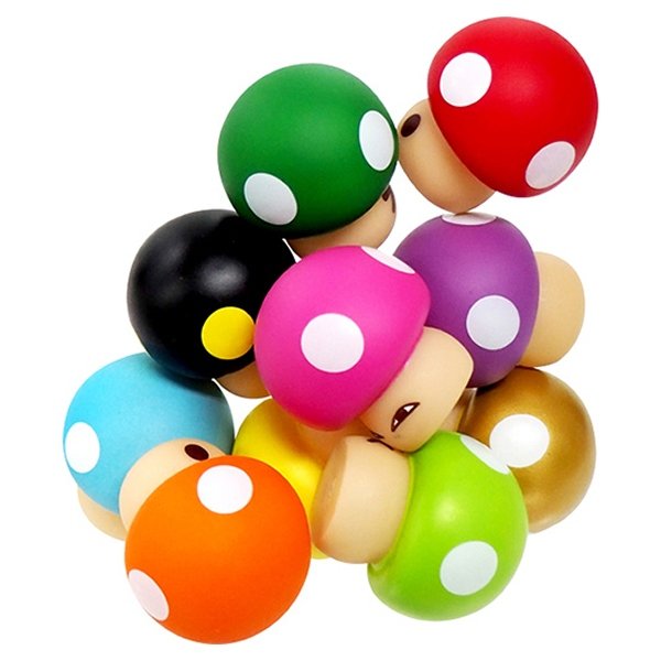 画像2: すくい用おもちゃ　ふわふわきのこ　50ヶセット (2)