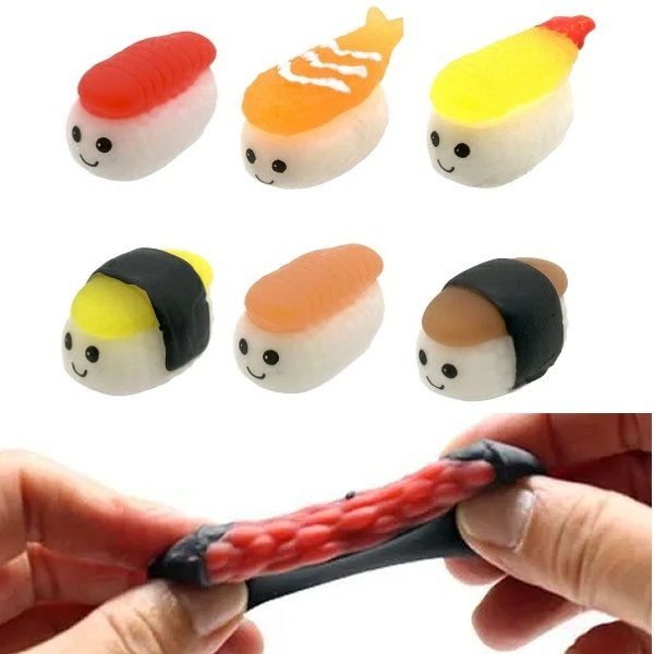 画像2: すくい用おもちゃ　ふわふわお寿司　30ヶセット (2)