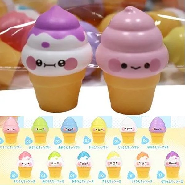 画像1: すくい用おもちゃ　ぷかぷかうんちソフトクリーム　50ヶセット (1)