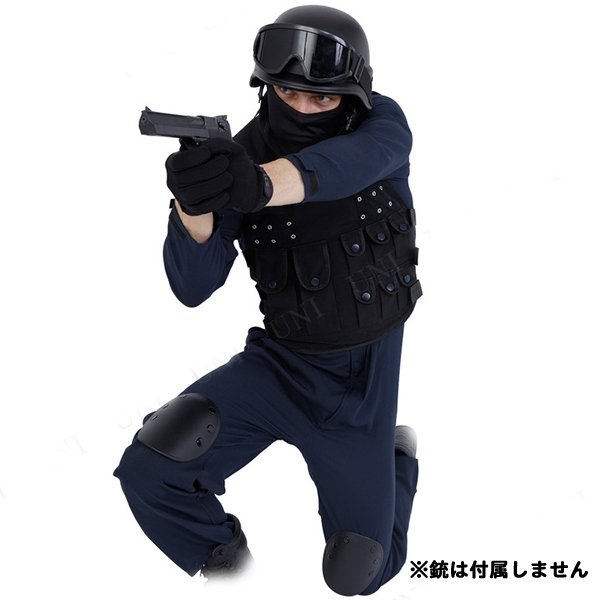 画像2: 大人用　コスチューム　スワット (2)