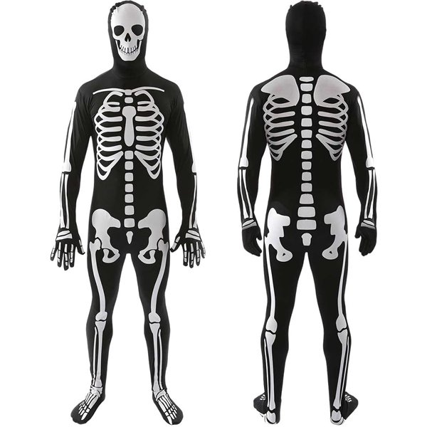 画像2: 大人用　コスチューム　スケルトン (2)