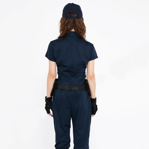 画像4: 大人用　コスプレ　レディSWAT (4)