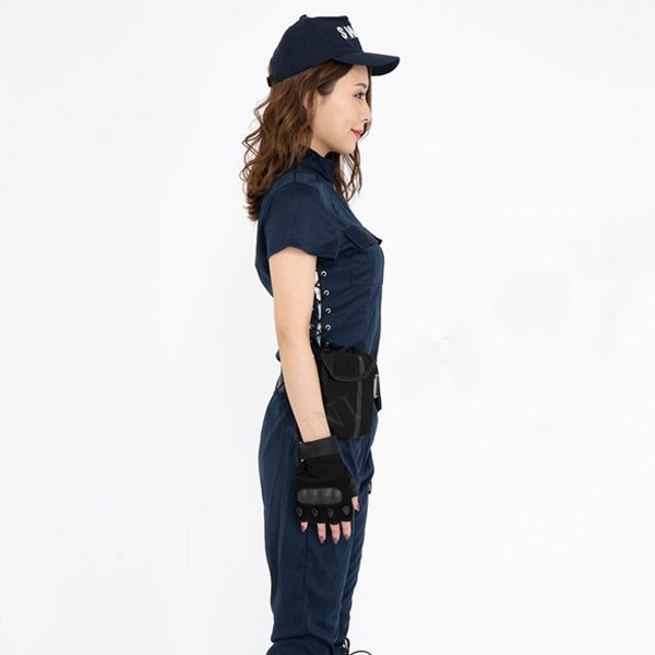 画像3: 大人用　コスプレ　レディSWAT (3)