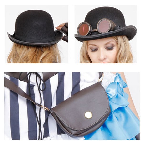 画像5: 大人用　コスチューム　パンクアリス (5)