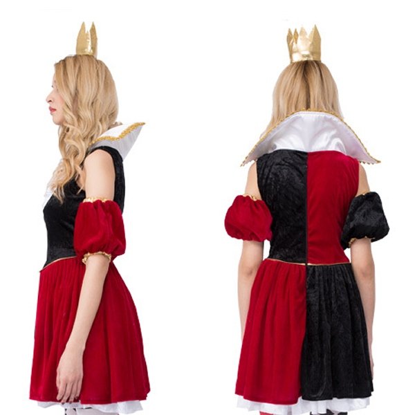 画像2: 大人用　コスプレ　クイーンオブハート (2)