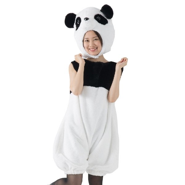 画像1: 大人用　コス着ぐるみ　パンダ[ぱんだ] (1)