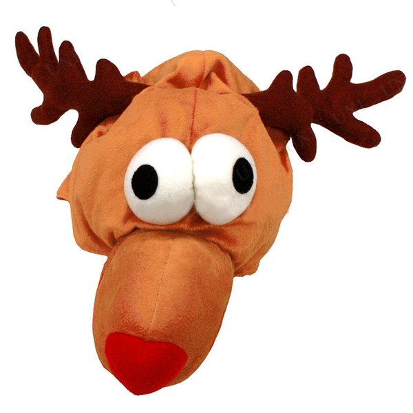 画像2: 大人用　かぶりもの　おとぼけトナカイ (2)