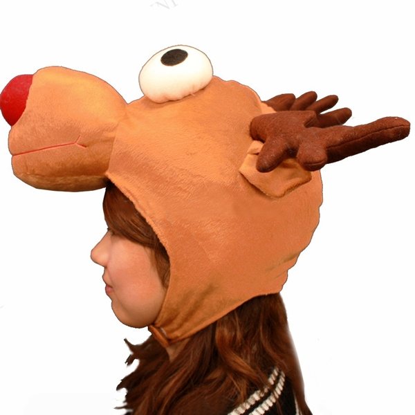 画像3: 大人用　かぶりもの　おとぼけトナカイ (3)