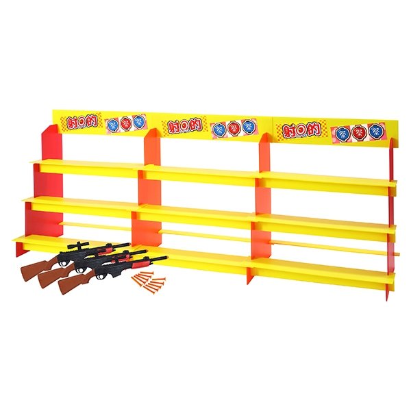 画像1: 後払いOK｜射的用台＋射的打ち3丁＋吸盤弾30ヶ (1)