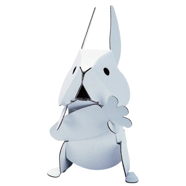 画像2: ダンボール工作　干支　うさぎ (2)