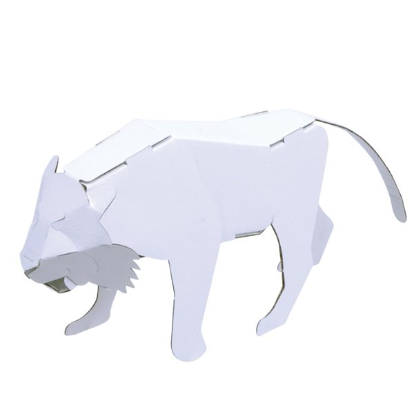 画像2: ダンボール工作　干支　トラ　まとめ買い20セット (2)