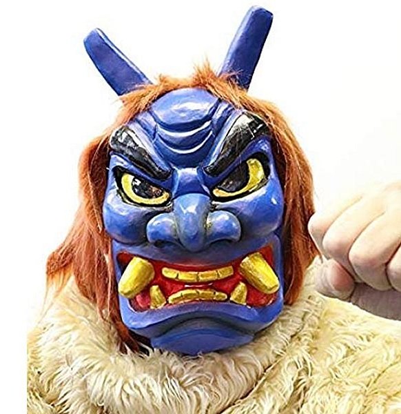 画像3: 大人用　節分　リアルゴムマスク　なまはげ(各色ラスト1点) (3)