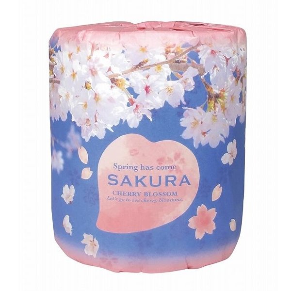 画像2: サイコロ出た目プレゼント　桜トイレットペーパー　約30人用 (2)