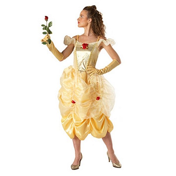 画像1: 大人用　コスチューム　美女と野獣　ベル (1)