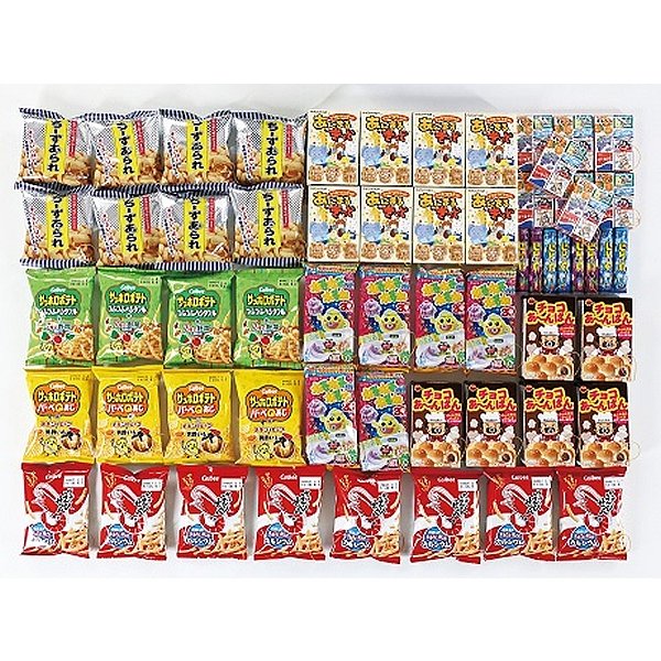 画像1: 追加用景品だけ　金具付お菓子色々　60ヶセット (1)