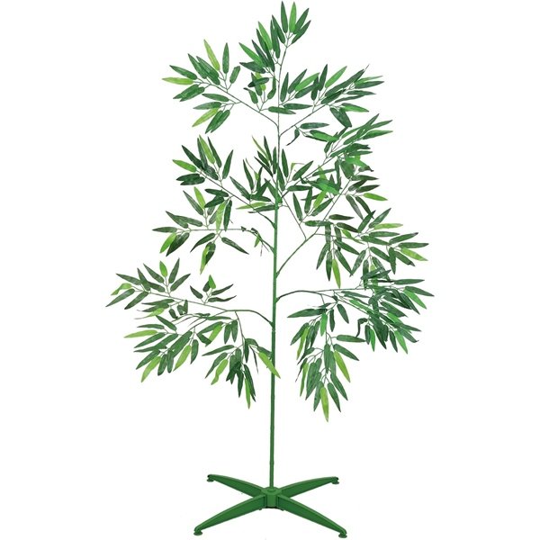 画像1: 工作キット　七夕用笹　スタンド付き　1.5m (1)