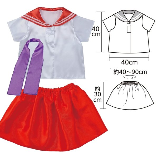画像2: 子供コスチューム　セーラー服　マーズタイプ (2)