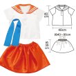 画像2: 子供コスチューム　セーラー服　ヴィーナスタイプ (2)