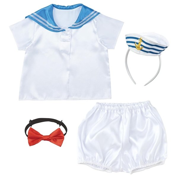 画像2: 子供コスチューム　ちびっこ水兵　ブルマタイプ (2)