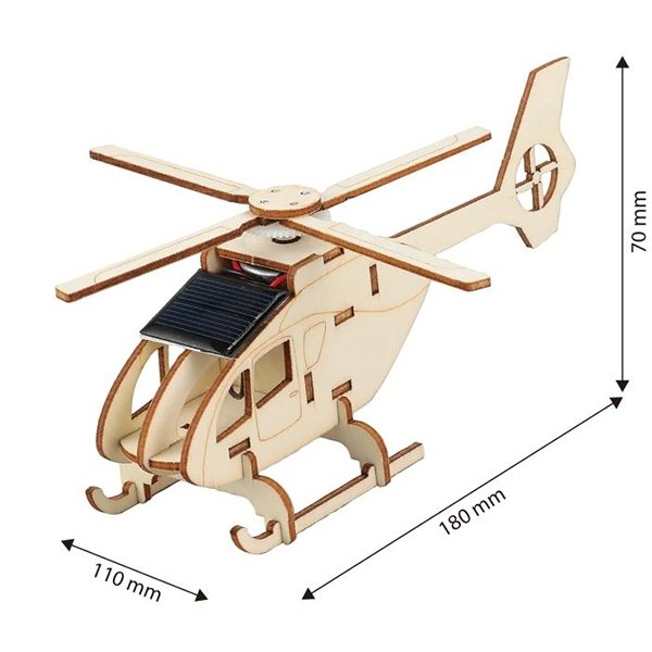 画像2: 木工工作キット　ソーラーヘリ (2)