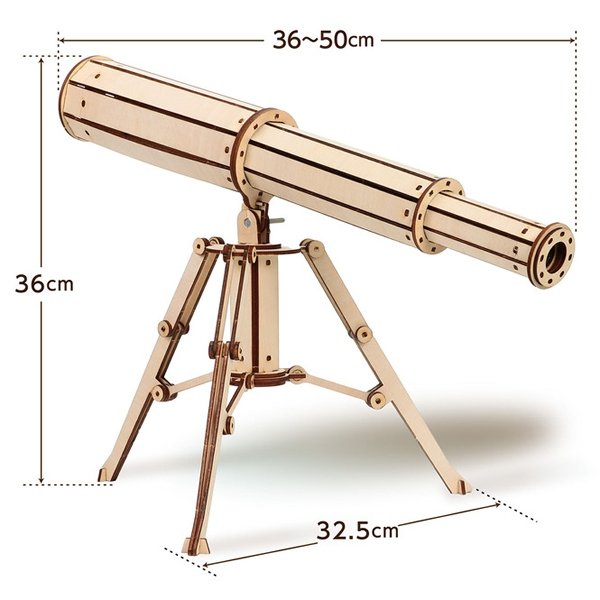 画像2: 木工工作キット　天体望遠鏡　まとめ買い20セット (2)