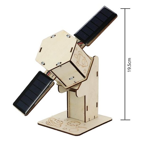 画像2: 木工工作キット　人工衛星 (2)
