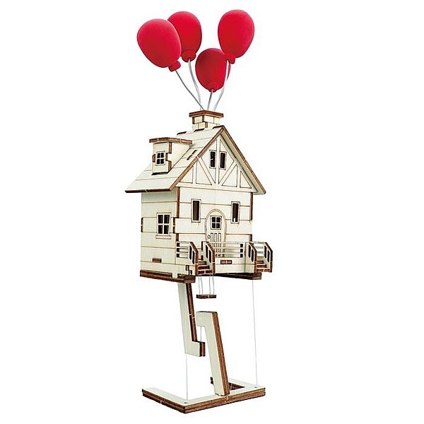 画像1: 木工工作キット　バルーンウッドハウス　まとめ買い20セット (1)