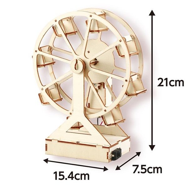 画像2: 木工工作キット　観覧車　まとめ買い20セット (2)