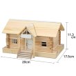 画像2: 木工工作キット　ログハウス　まとめ買い20セット (2)