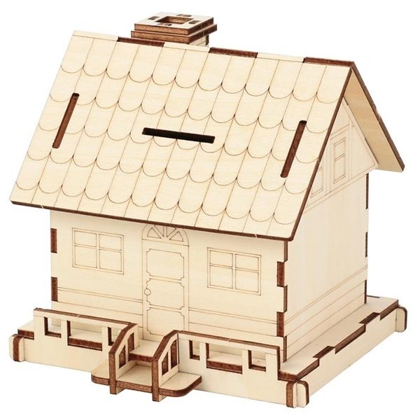 画像1: 木工工作キット　ウッドハウス　まとめ買い20セット (1)