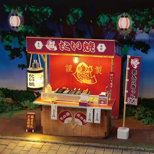 画像3: 工作キット　手作りミニチュアたい焼き屋台 (3)