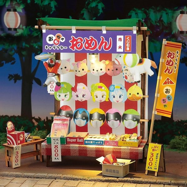 画像3: 工作キット　手作りミニチュアお面屋台 (3)