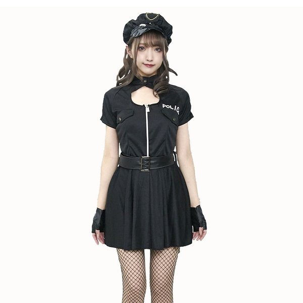 画像1: 大人用　コスプレ　セクシーポリス (1)
