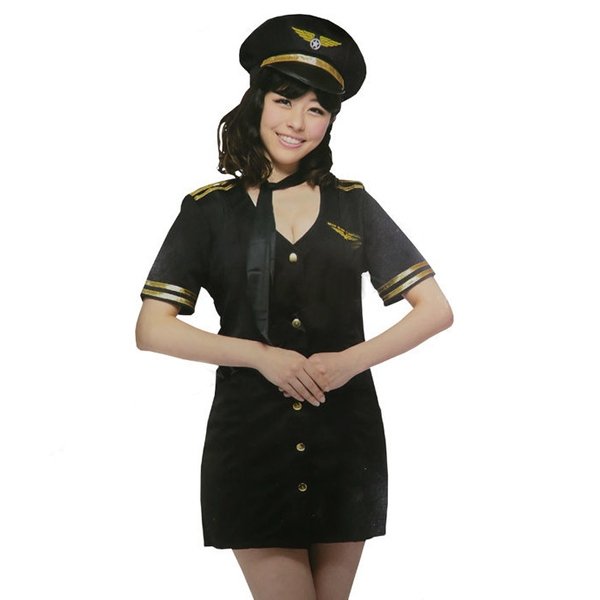 画像1: 大人用　コスプレ　ミスパイロット (1)