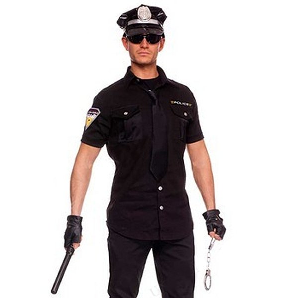 画像1: 大人用　コスチューム　アメリカンポリス (1)