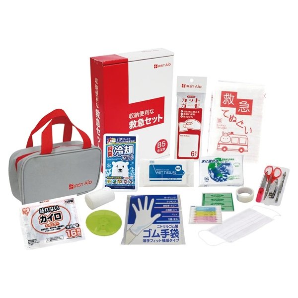 画像1: 防災セット　備えて安心救急18点　30セット (1)