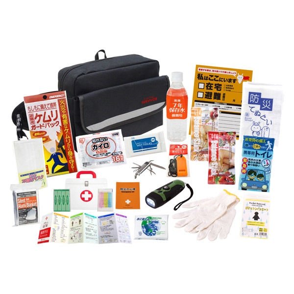 画像1: 防災セット　避難・帰宅支援20点　8セット (1)