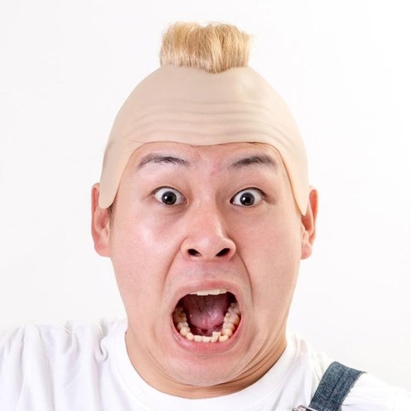 画像1: 大人用　かつら　TV有名人　やばいよ (1)