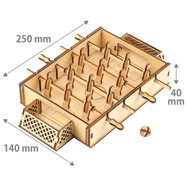 画像2: 木工工作キット　サッカーフィールドゲーム　まとめ買い20セット (2)