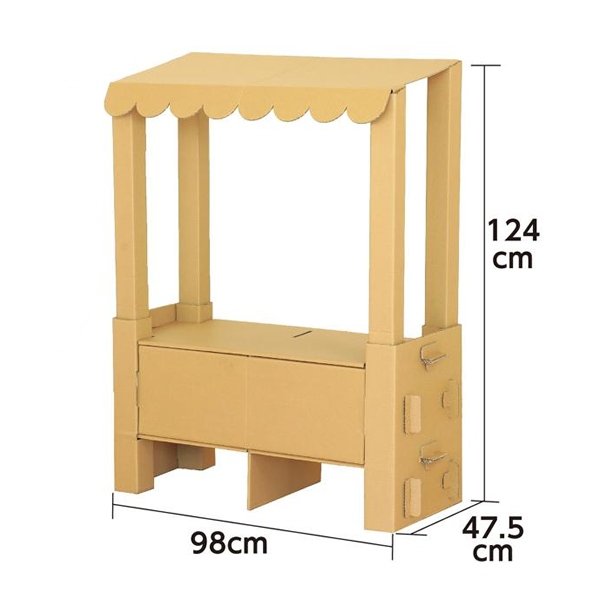 画像2: ダンボール工作　屋台 (2)